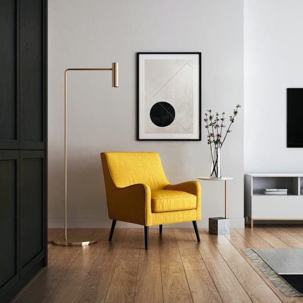Mustard Lounge Armchair