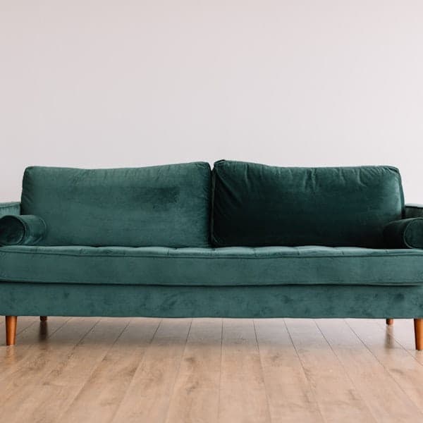 Emerald Velvet Sofa